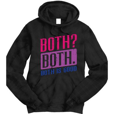 Bisexual Both Is Good Funny Bi Pride Flag Lgbtq Tie Dye Hoodie