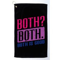 Bisexual Both Is Good Funny Bi Pride Flag Lgbtq Golf Towel