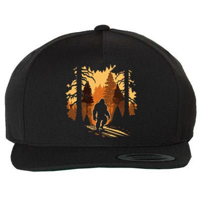 Bigfoot Wool Snapback Cap