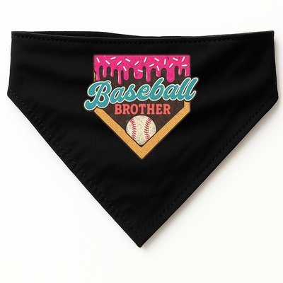Baseball Brother Ice Cream Drip USA-Made Doggie Bandana