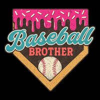 Baseball Brother Ice Cream Drip Cooling Performance Crew T-Shirt