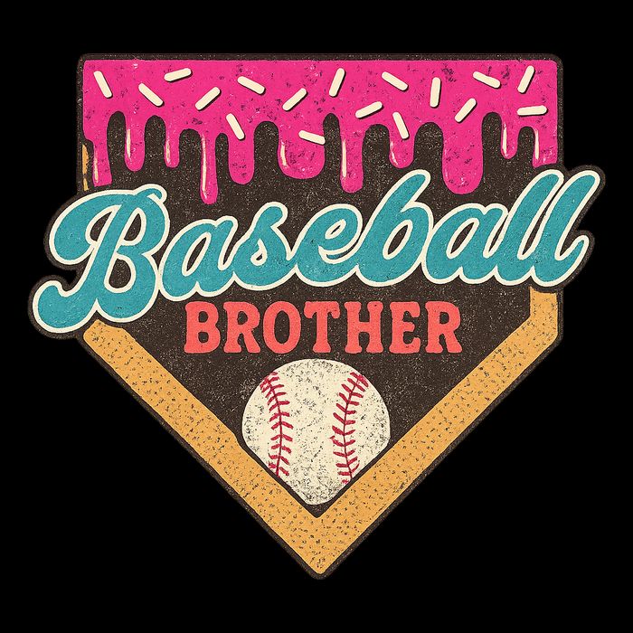 Baseball Brother Ice Cream Drip Cooling Performance Crew T-Shirt