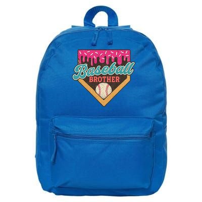 Baseball Brother Ice Cream Drip 16 in Basic Backpack
