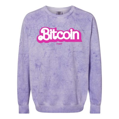 Bitcoin Colorblast Crewneck Sweatshirt