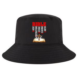 BIBLE Basic Instructions Before Leaving Earth Christian Cool Comfort Performance Bucket Hat