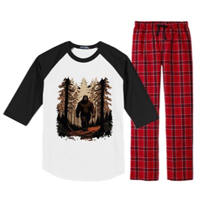 Bigfoot Raglan Sleeve Pajama Set