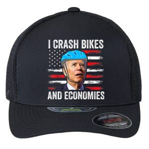 Biden Bicycle I Crash Bikes And Economies Flexfit Unipanel Trucker Cap