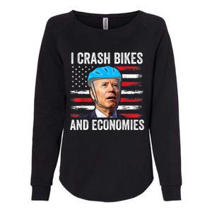 Biden Bicycle I Crash Bikes And Economies Womens California Wash Sweatshirt