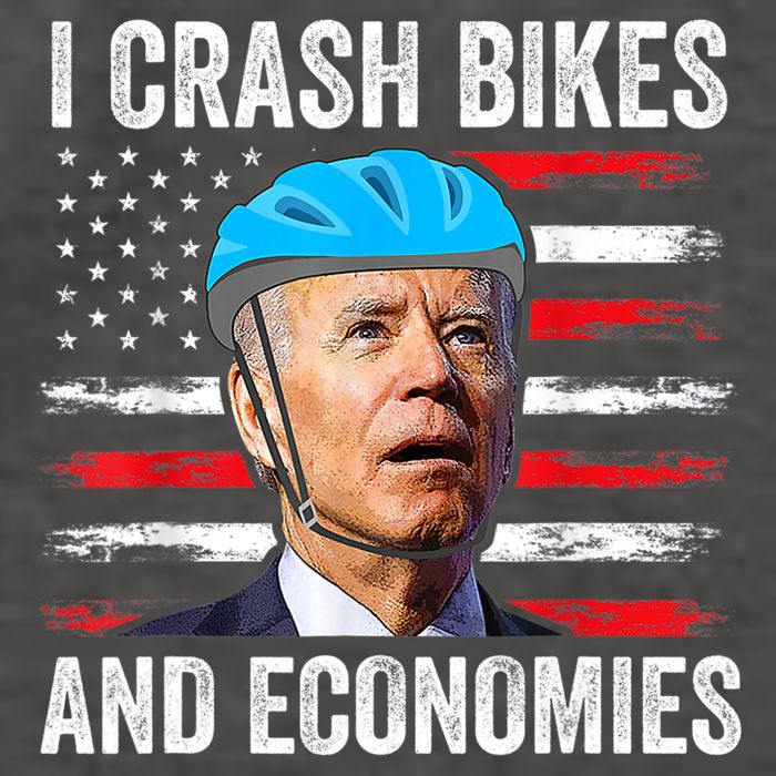 Biden Bicycle I Crash Bikes And Economies Vector Backpack
