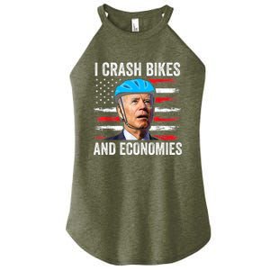 Biden Bicycle I Crash Bikes And Economies Women's Perfect Tri Rocker Tank