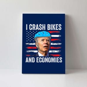 Biden Bicycle I Crash Bikes And Economies Canvas