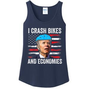 Biden Bicycle I Crash Bikes And Economies Ladies Essential Tank