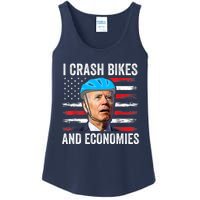 Biden Bicycle I Crash Bikes And Economies Ladies Essential Tank