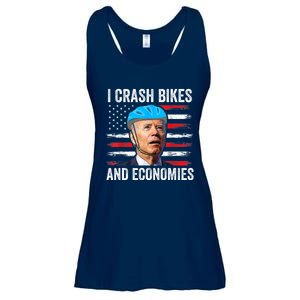 Biden Bicycle I Crash Bikes And Economies Ladies Essential Flowy Tank