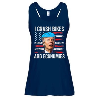 Biden Bicycle I Crash Bikes And Economies Ladies Essential Flowy Tank