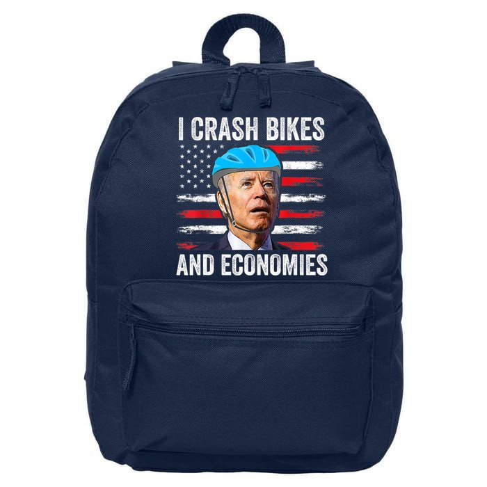 Biden Bicycle I Crash Bikes And Economies 16 in Basic Backpack