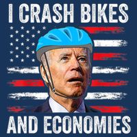 Biden Bicycle I Crash Bikes And Economies Baby Bodysuit