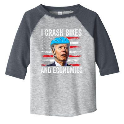 Biden Bicycle I Crash Bikes And Economies Toddler Fine Jersey T-Shirt