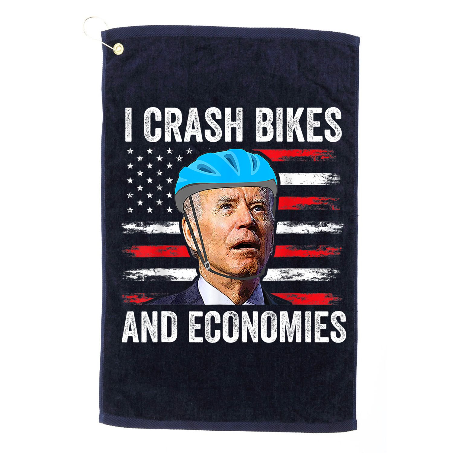 Biden Bicycle I Crash Bikes And Economies Golf Towel