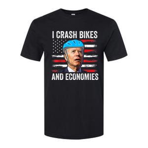 Biden Bicycle I Crash Bikes And Economies Softstyle CVC T-Shirt