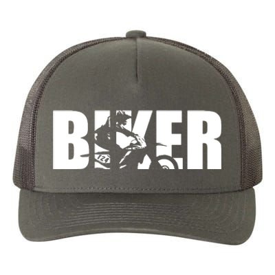 Biker Yupoong Adult 5-Panel Trucker Hat