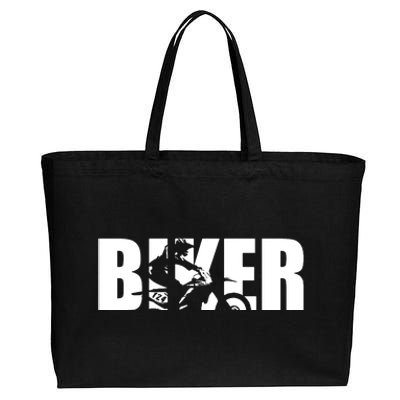 Biker Cotton Canvas Jumbo Tote