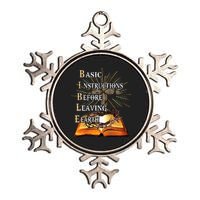 Bible Basic Instructions Before Leaving Earth Christian Metallic Star Ornament