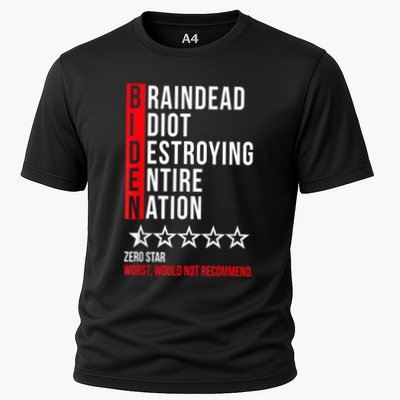 Biden Braindead Idiot Destroying Entire Nation Performance Shirt