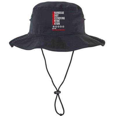 Biden Braindead Idiot Destroying Entire Nation Bucket Hat
