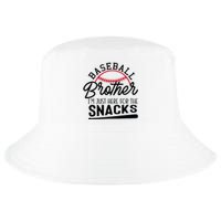 Baseball Brother IM Just Here For The Snacks Funny Baseball Cool Comfort Performance Bucket Hat