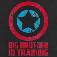 Big Brother In Training Big Bro Superhero 7 Panel Mesh Trucker Snapback Hat