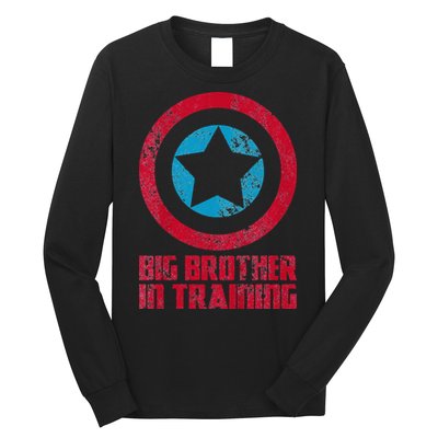 Big Brother In Training Big Bro Superhero Long Sleeve Shirt