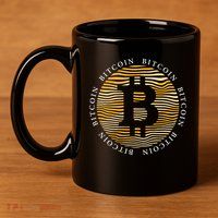 Bitcoin 11oz C Handle Ceramic Mug