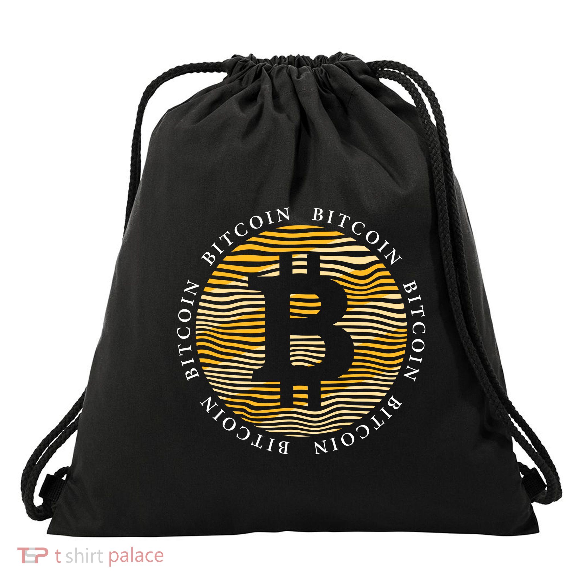 Bitcoin Drawstring Bag
