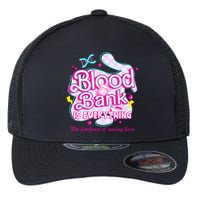 Blood Bank Is Everything Pink Retro Lab Week 2024 Med Tech Flexfit Unipanel Trucker Cap