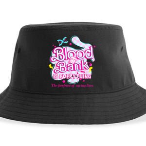 Blood Bank Is Everything Pink Retro Lab Week 2024 Med Tech Sustainable Bucket Hat