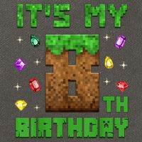 Birthday Boy It'S My 8th Birthday Gamer Pixel Number Cotton Canvas Backpack