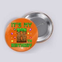 Birthday Boy It'S My 8th Birthday Gamer Pixel Number Button