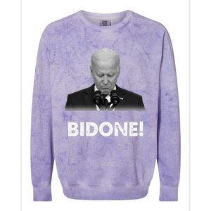 Bidone Biden Is Not Allowed To Run For President Colorblast Crewneck Sweatshirt