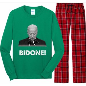 Bidone Biden Is Not Allowed To Run For President Long Sleeve Pajama Set