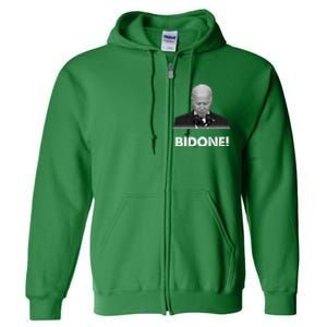 Bidone Biden Is Not Allowed To Run For President Full Zip Hoodie