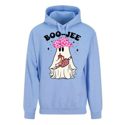 Boujee Boo Jee Spooky Ghost Halloween Leopard Costumes Unisex Surf Hoodie