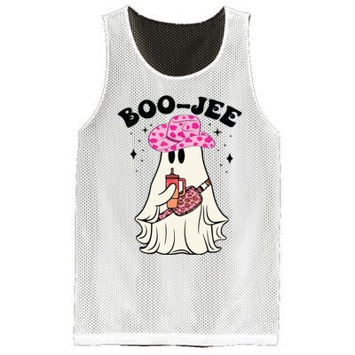 Boujee Boo Jee Spooky Ghost Halloween Leopard Costumes Mesh Reversible Basketball Jersey Tank