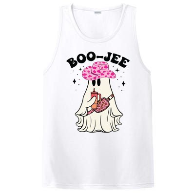 Boujee Boo Jee Spooky Ghost Halloween Leopard Costumes PosiCharge Competitor Tank