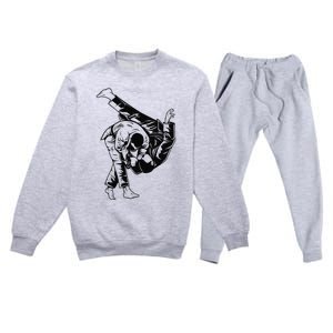 BJJ Brazilian Jiu Jitsu MMA Premium Crewneck Sweatsuit Set