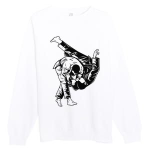 BJJ Brazilian Jiu Jitsu MMA Premium Crewneck Sweatshirt