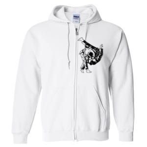 BJJ Brazilian Jiu Jitsu MMA Full Zip Hoodie