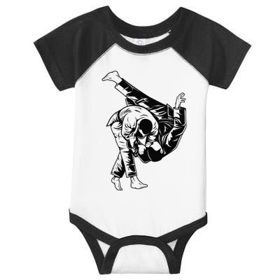 BJJ Brazilian Jiu Jitsu MMA Infant Baby Jersey Bodysuit