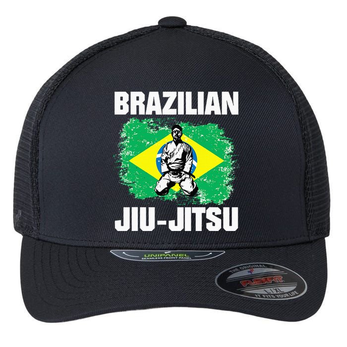 Bjj Brazilian Jiu Jitsu Flexfit Unipanel Trucker Cap