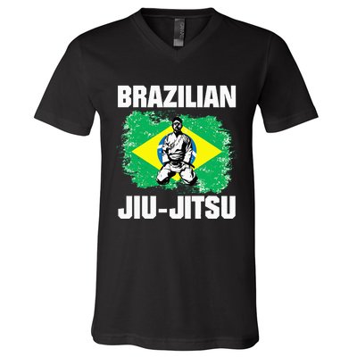 Bjj Brazilian Jiu Jitsu V-Neck T-Shirt